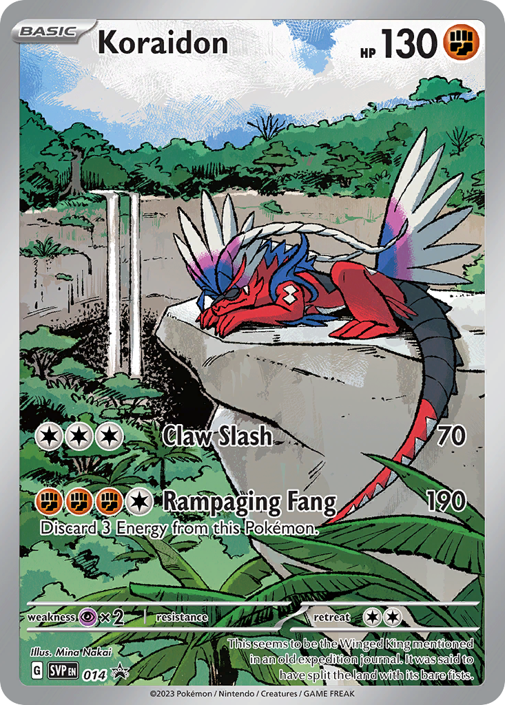 Koraidon 14 Scarlet & Violet Black Star Promos Pokémon card
