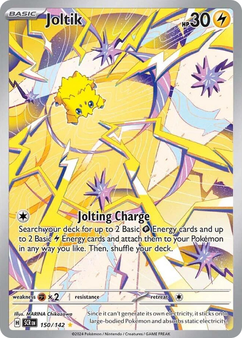 Joltik 150 Stellar Crown Pokémon card