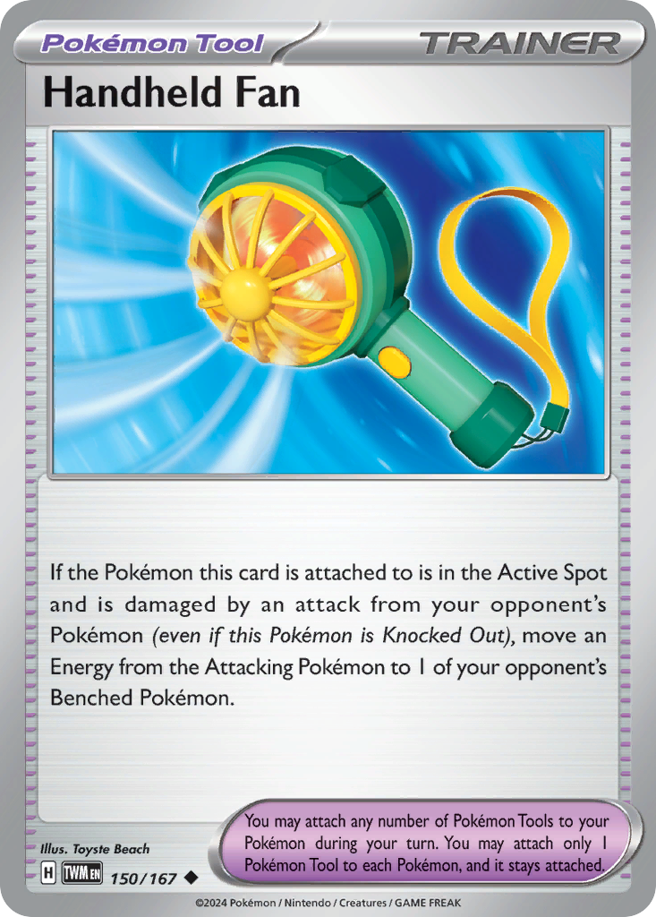 Handheld Fan 150 Twilight Masquerade Pokémon card