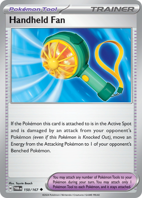 Handheld Fan 150 Twilight Masquerade Pokémon card