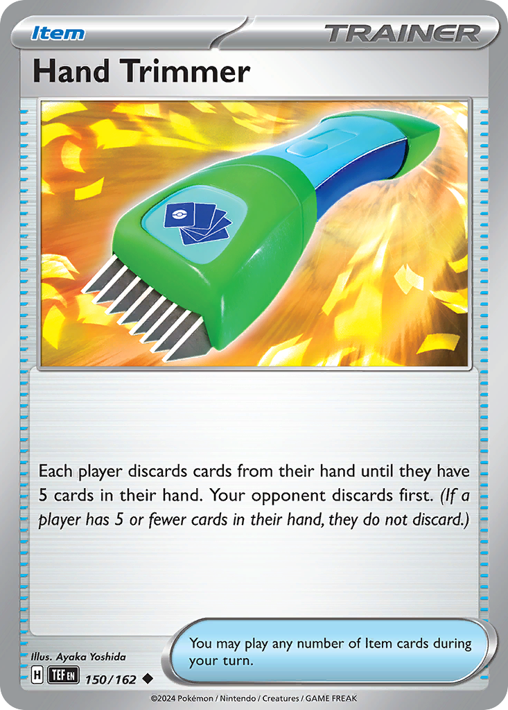 Hand Trimmer 150 Temporal Forces Pokémon card