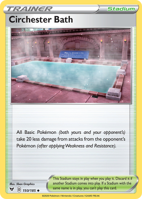 Circhester Bath 150 Vivid Voltage Pokémon card