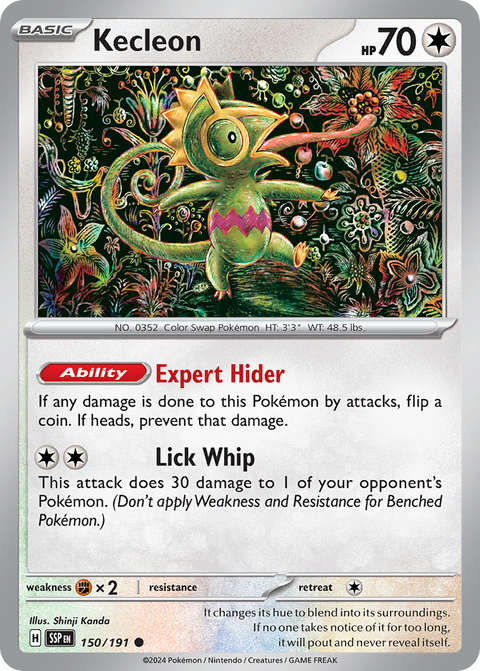 Kecleon 150 Surging Sparks Pokémon card