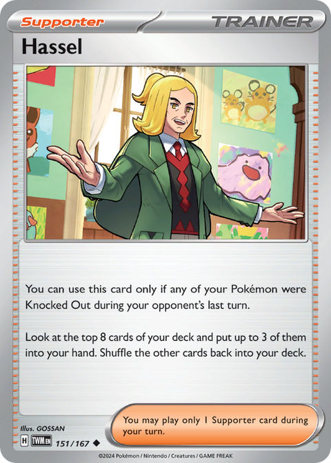 Hassel 151 Twilight Masquerade Pokémon card