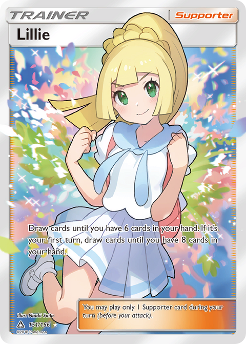 Lillie 151 Ultra Prism Pokémon card