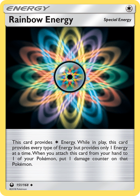 Rainbow Energy 151 Celestial Storm Pokémon card
