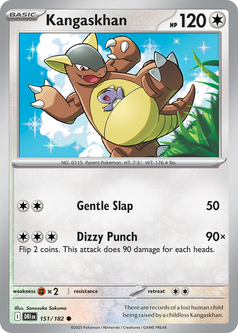 Kangaskhan 151 Destined Rivals Pokémon card