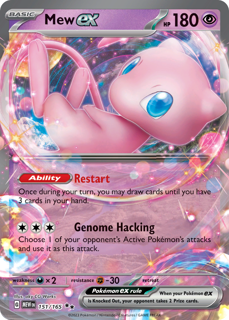 Mew ex 151 151 Pokémon card