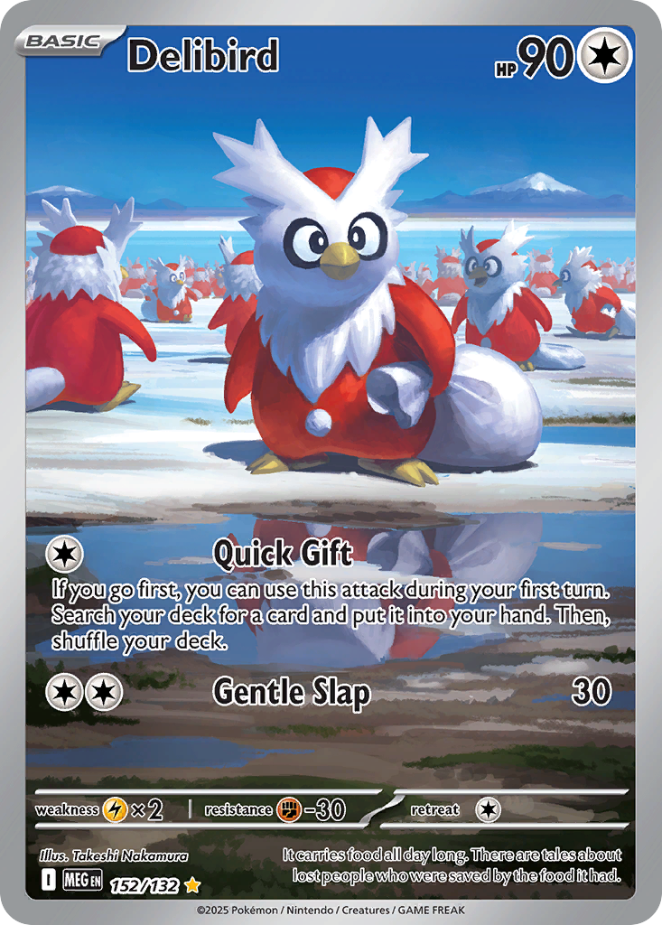Delibird 152 Mega Evolution Pokémon card