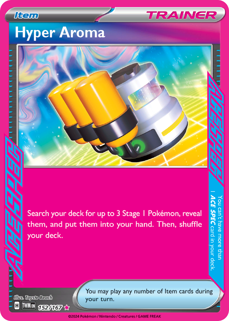 Hyper Aroma 152 Twilight Masquerade Pokémon card