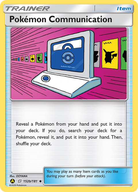 Pokémon Communication 152b Team Up Pokémon card