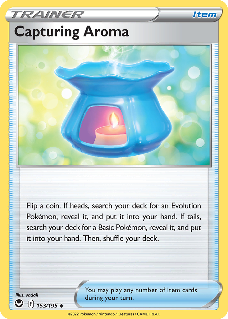 Capturing Aroma 153 Silver Tempest Pokémon card