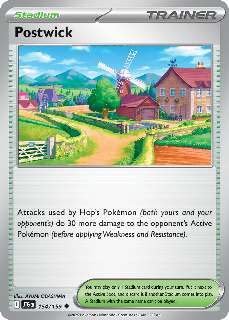 Postwick 154 Journey Together Pokémon card