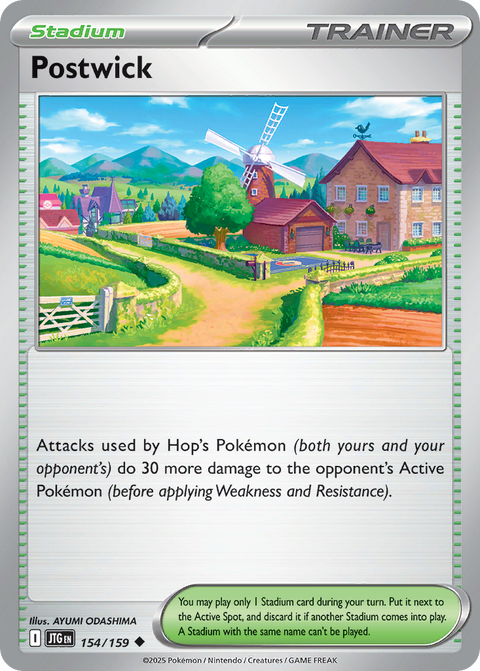 Postwick 154 Journey Together Pokémon card