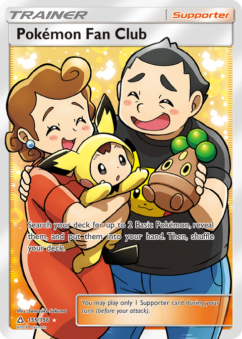 Pokémon Fan Club 155 Ultra Prism Pokémon card