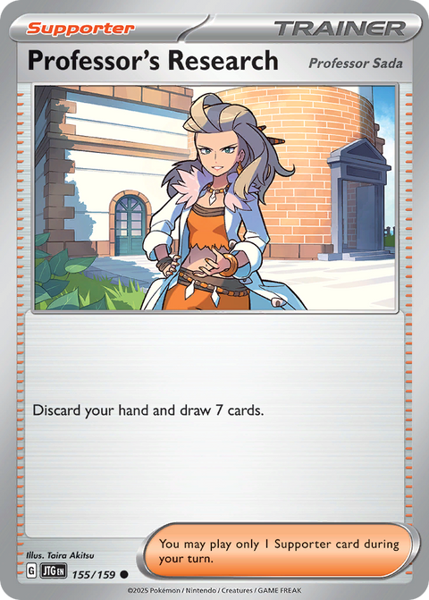 Professor's Research 155 Journey Together Pokémon card