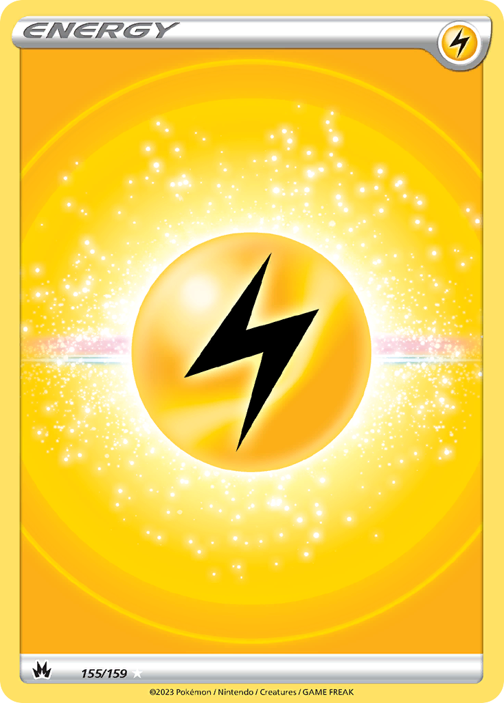 Lightning Energy 155 Crown Zenith Pokémon card