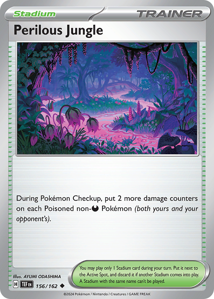 Perilous Jungle 156 Temporal Forces Pokémon card
