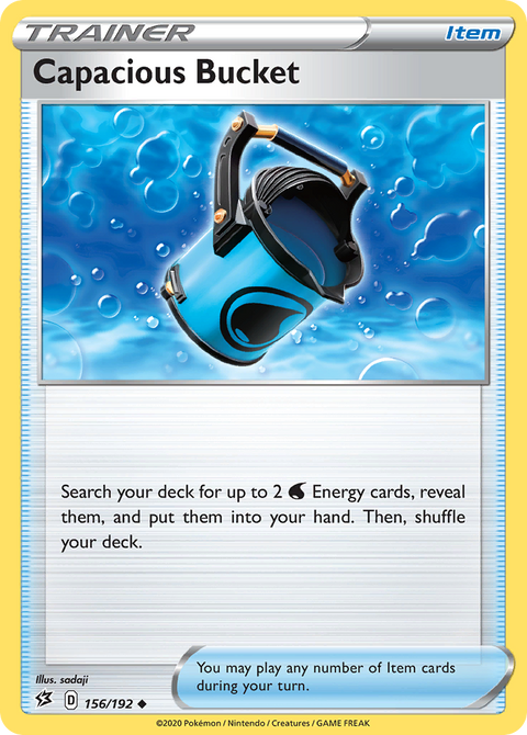 Capacious Bucket 156 Rebel Clash Pokémon card