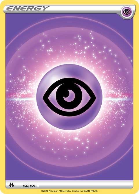 Psychic Energy 156 Crown Zenith Pokémon card