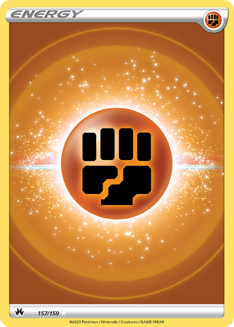 Fighting Energy 157 Crown Zenith Pokémon card