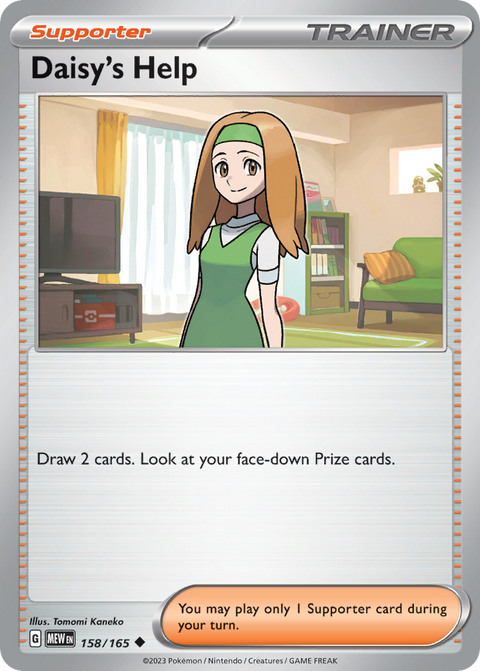 Daisy's Help 158 151 Pokémon card