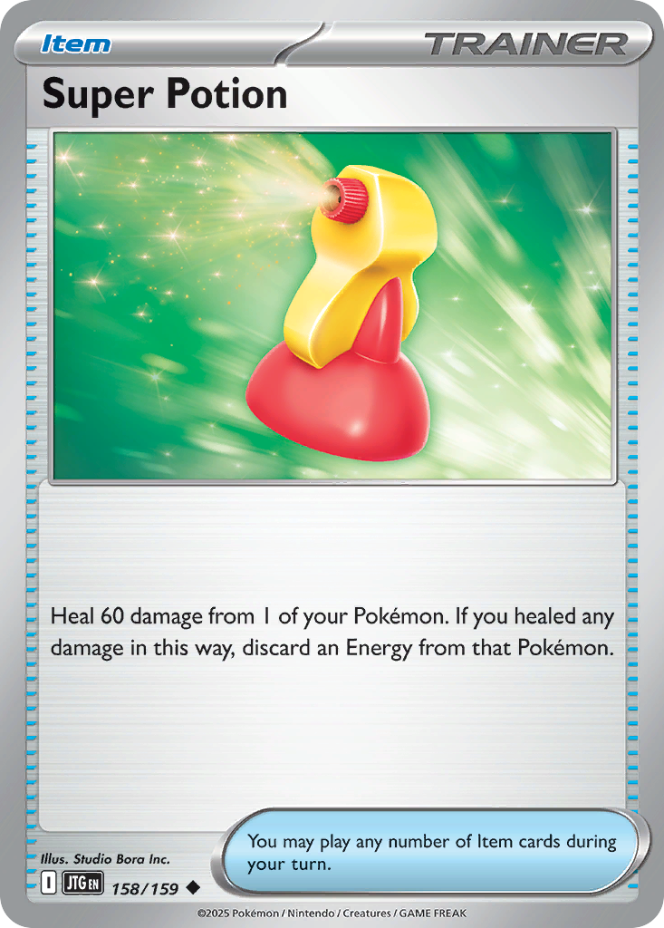Super Potion 158 Journey Together Pokémon card