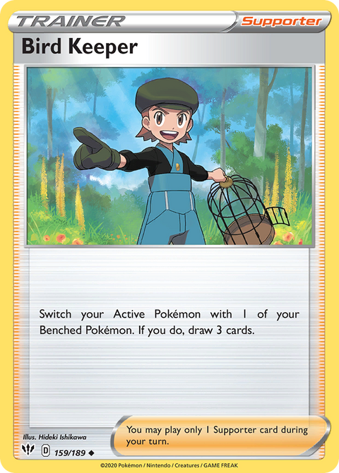 Bird Keeper 159 Darkness Ablaze Pokémon card