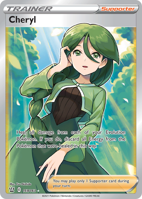 Cheryl 159 Battle Styles Pokémon card