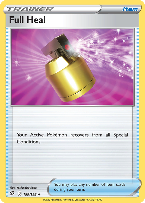 Full Heal 159 Rebel Clash Pokémon card