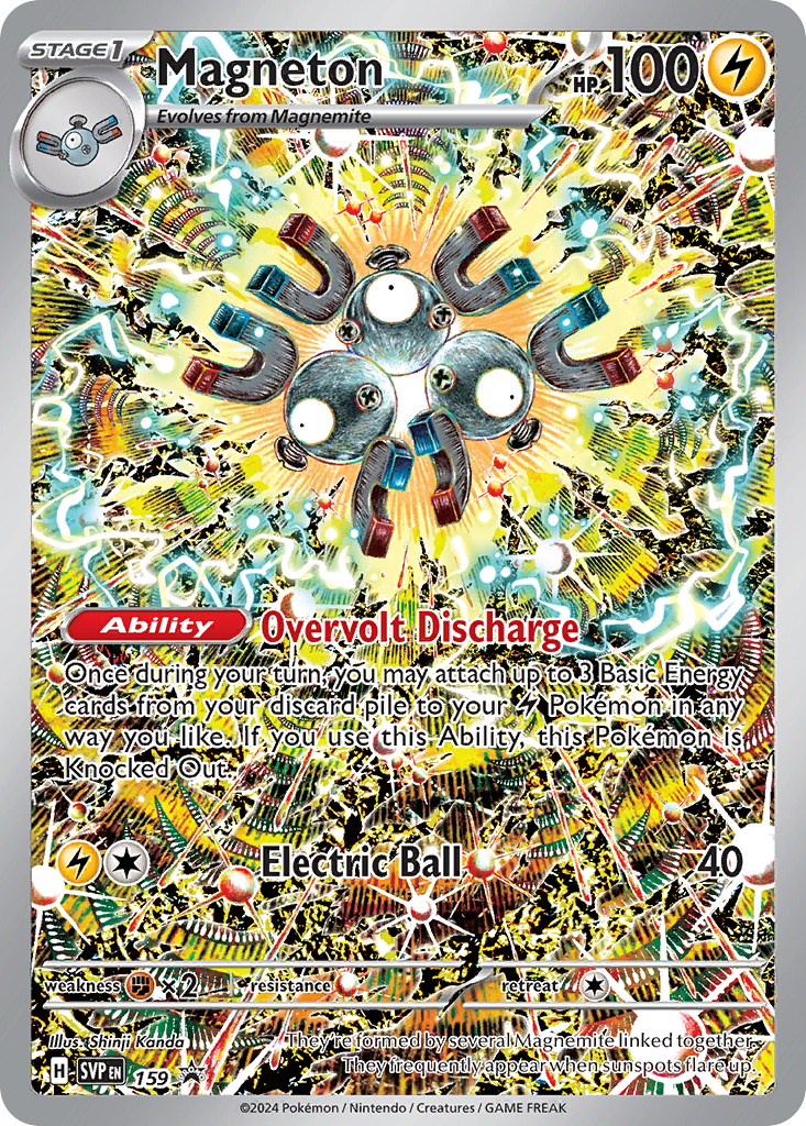 Magneton 159 Scarlet & Violet Black Star Promos Pokémon card