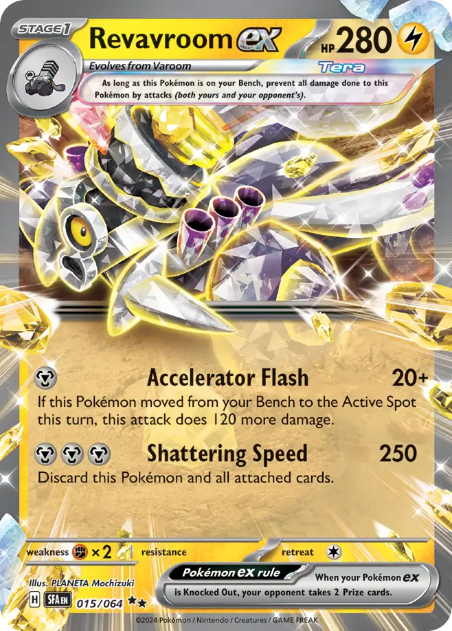 Revavroom ex 15 Shrouded Fable Pokémon card