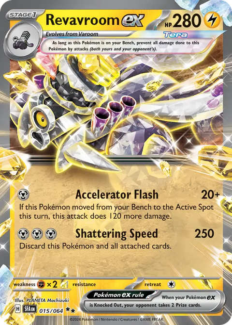 Revavroom ex 15 Shrouded Fable Pokémon card