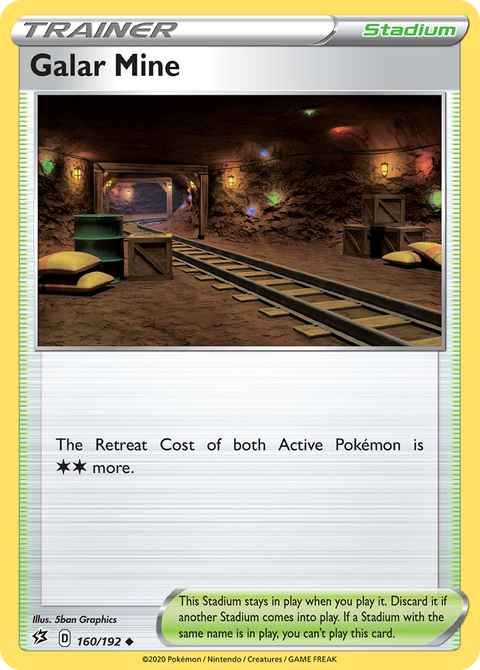 Galar Mine 160 Rebel Clash Pokémon card