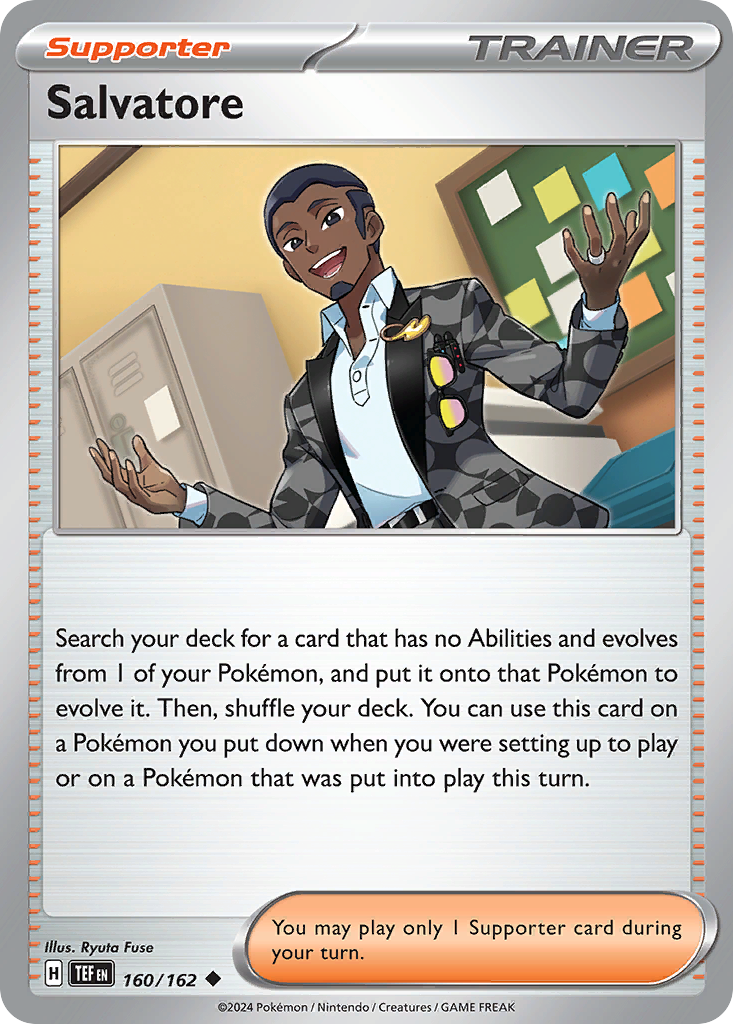 Salvatore 160 Temporal Forces Pokémon card