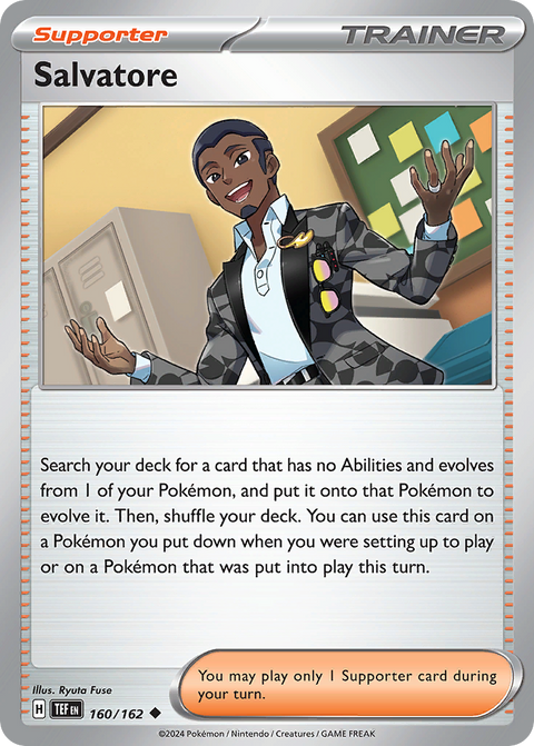 Salvatore 160 Temporal Forces Pokémon card