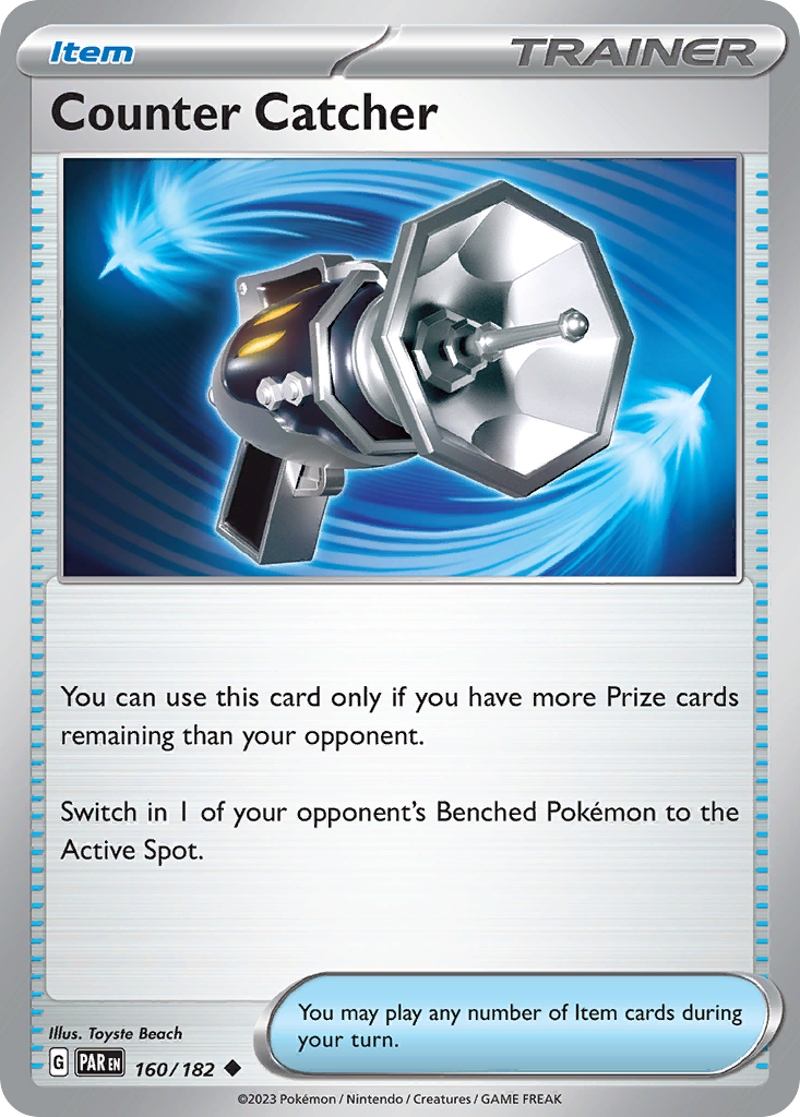 Counter Catcher 160 Paradox Rift Pokémon card