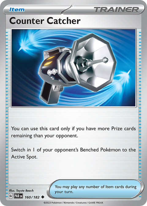 Counter Catcher 160 Paradox Rift Pokémon card