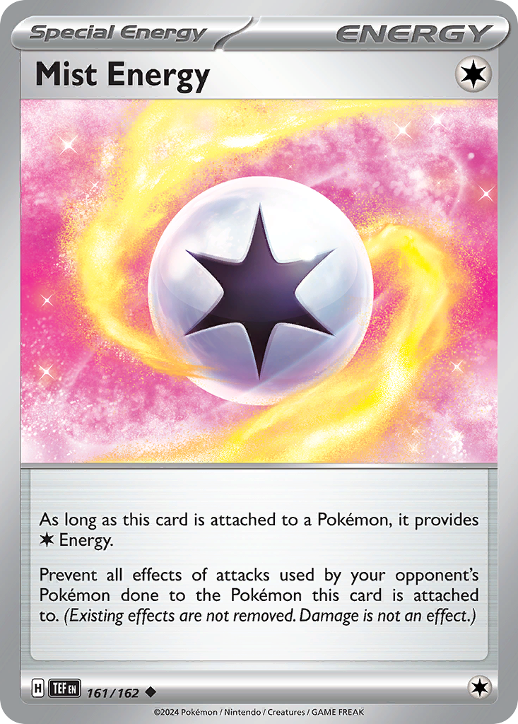Mist Energy 161 Temporal Forces Pokémon card
