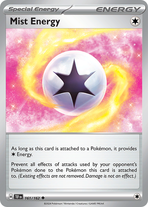 Mist Energy 161 Temporal Forces Pokémon card