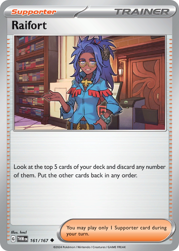Raifort 161 Twilight Masquerade Pokémon card