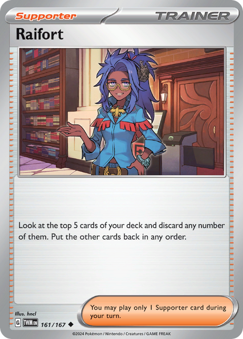 Raifort 161 Twilight Masquerade Pokémon card