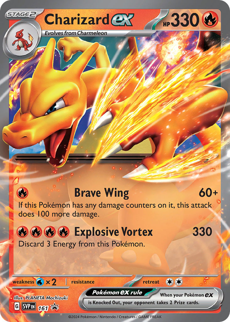 Charizard ex 161 Scarlet & Violet Black Star Promos Pokémon card