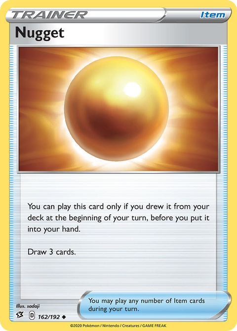 Nugget 162 Rebel Clash Pokémon card
