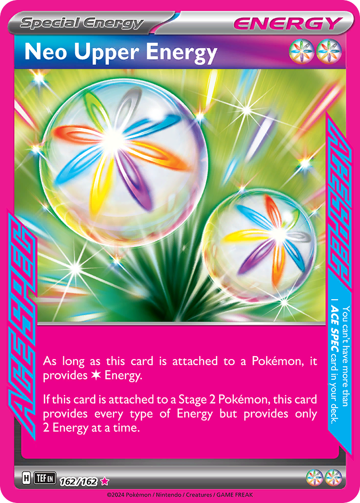 Neo Upper Energy 162 Temporal Forces Pokémon card