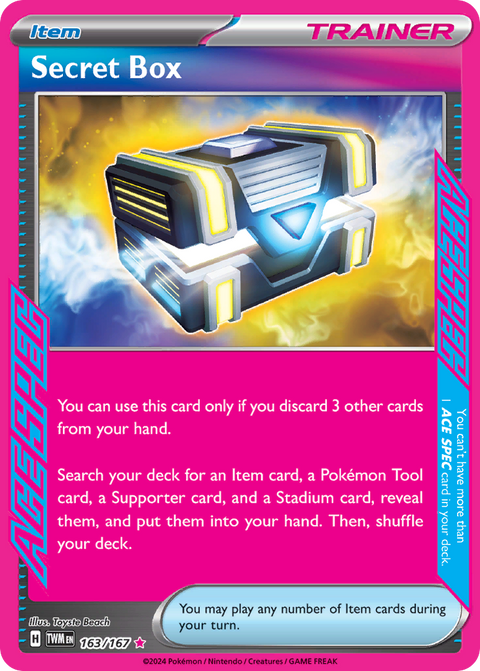 Secret Box 163 Twilight Masquerade Pokémon card