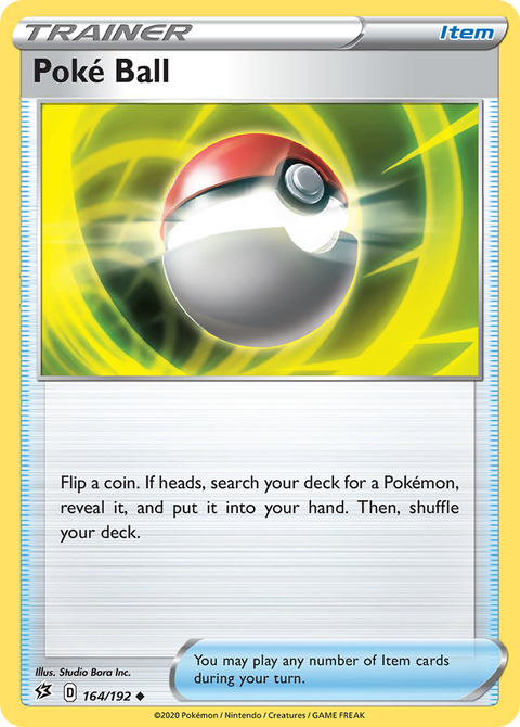 Poké Ball 164 Rebel Clash Pokémon card