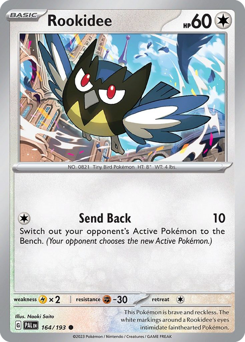 Rookidee 164 Paldea Evolved Pokémon card