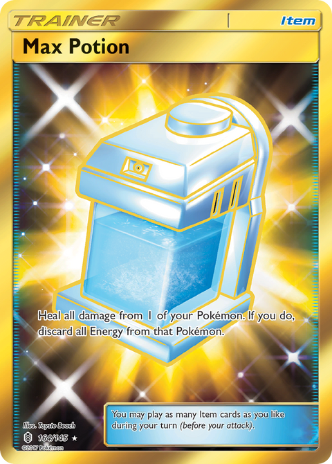 Max Potion 164 Guardians Rising Pokémon card