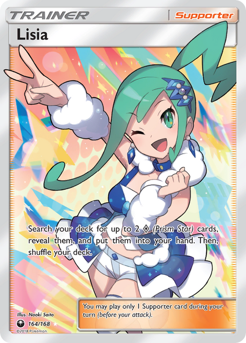 Lisia 164 Celestial Storm Pokémon card